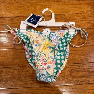 Roller Rabbit Multicolor Floral Bikini Bottom
